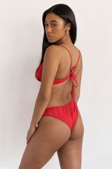 Arielle Top - Cherry Red