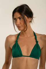 BIKINI DOLLS Cindy triangle bikini top with adjustable knots in Sacramento