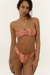 BIKINI DOLLS Naomi high-cut bikini bottom in Sunset Dream print video