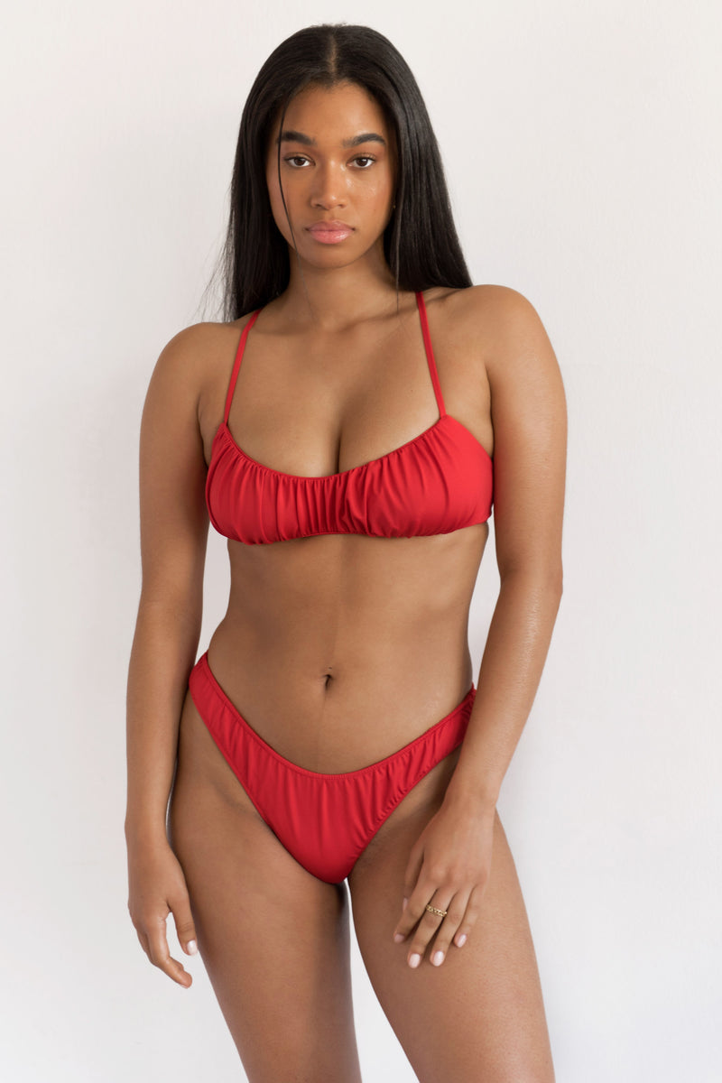 Arielle Top - Cherry Red