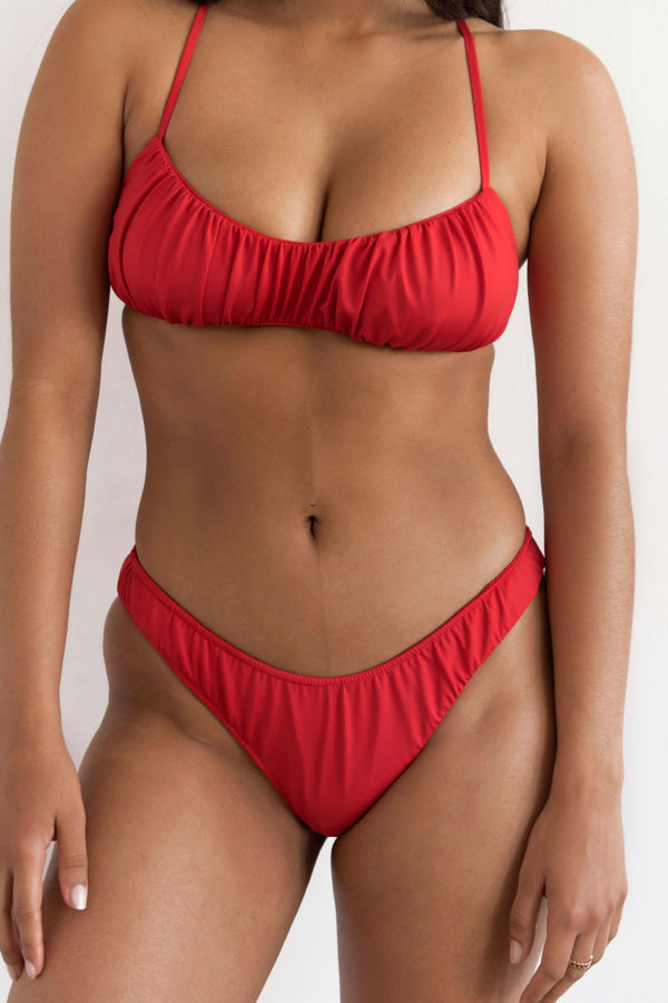 Arielle Bikini Top - Cherry Red – BIKINI DOLLS